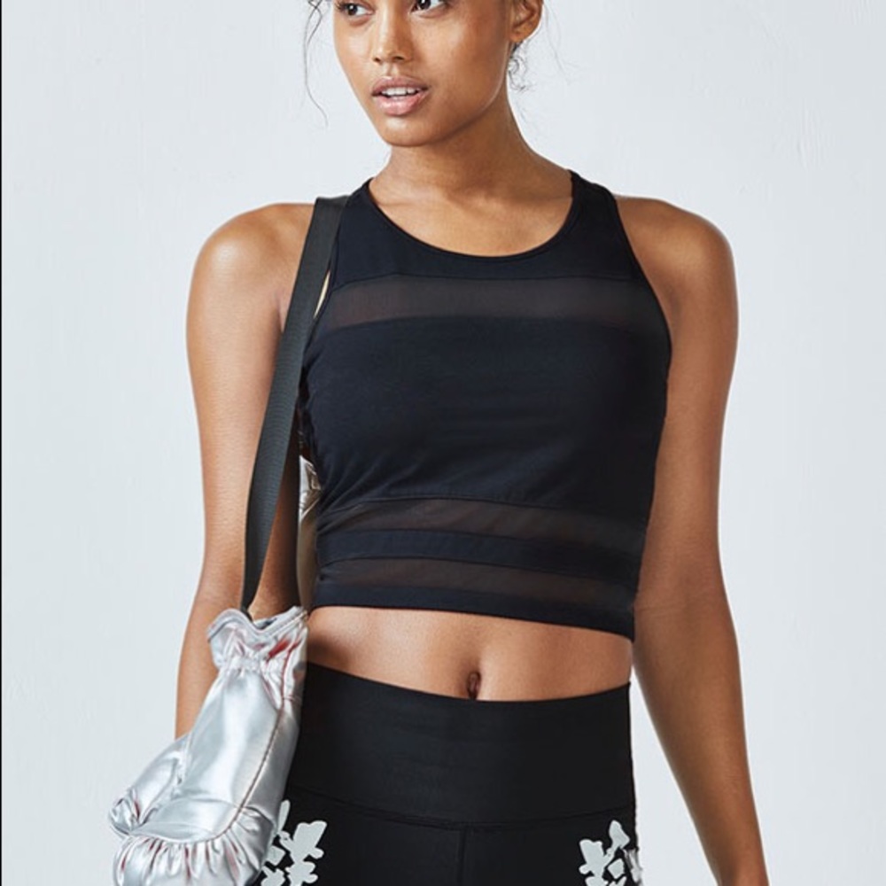 Malina Midi Sports Bra Crop Built In MINT